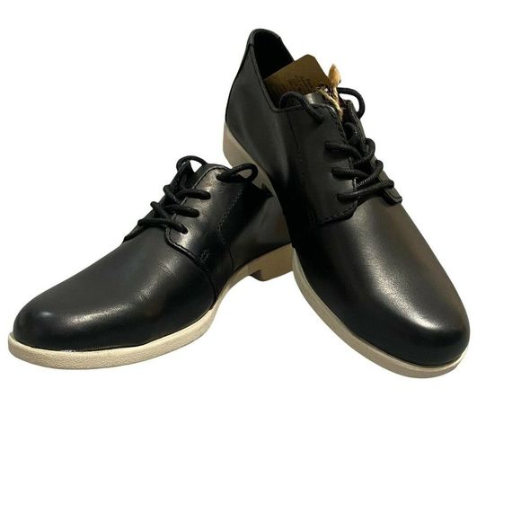 Born Shoes - BORN Womens Black Leather Oxford Hand Crafted Footwear Lace Up Shoes 6.5M NWT